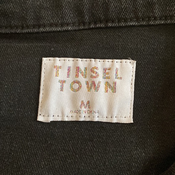 Tinseltown Juniors’ Puff-Sleeve Denim Dress - Picture 4 of 11